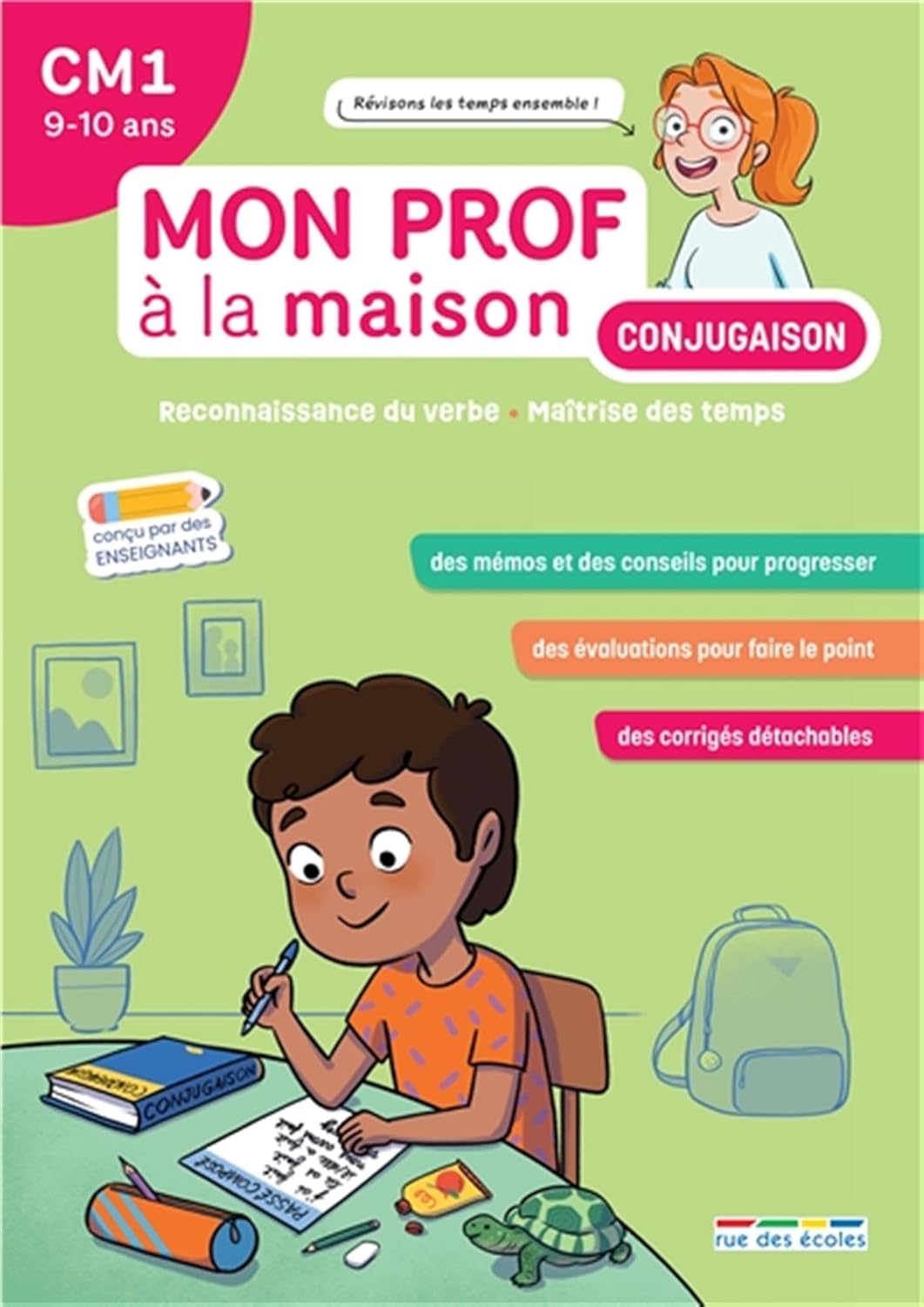 Mon prof à la maison - Conjugaison CM1